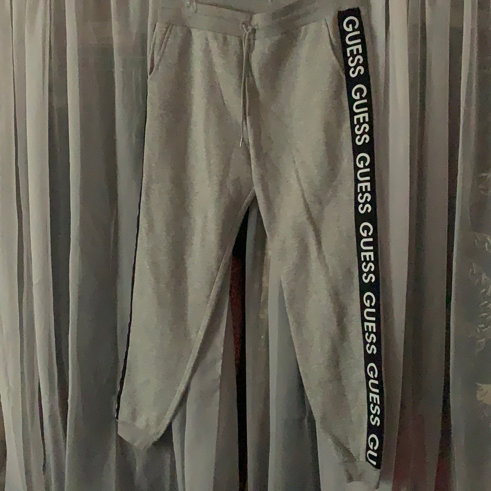 Gray sweatpants or joggers
